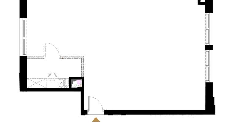 Rzut - Lokal użytkowy na sprzedaż 1 pokój o powierzchni 76,22 m² - numer 32 w BIZPARK D