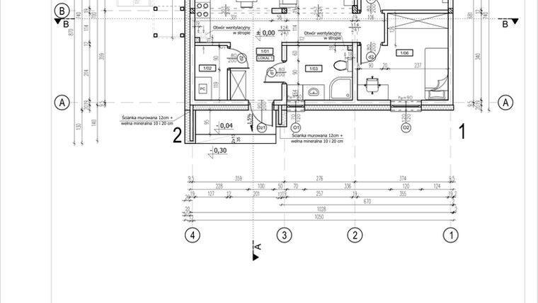 Rzut - Mieszkanie na sprzedaż 3 pokoje o powierzchni 61,53 m² - numer 15E w Słoneczny Nowy Otok - Malownicza VI