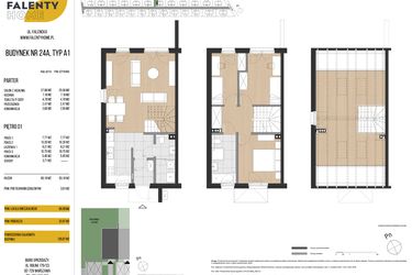 Rzut - Dom na sprzedaż 4 pokoje o powierzchni 86,99 m² - numer 24A w Falenty Home II