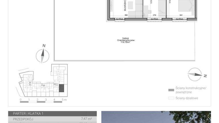 Rzut - Mieszkanie na sprzedaż 3 pokoje o powierzchni 59,83 m² - numer M-4 w Osiedle Radosne II