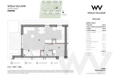 Rzut - Dom na sprzedaż 4 pokoje o powierzchni 95,04 m² - numer A.4B/2 w Wola Village