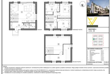 Rzut - Mieszkanie na sprzedaż 5 pokoi o powierzchni 111,4 m² - numer I1 w Juranda Village etap II