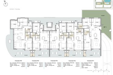 Rzut - Mieszkanie na sprzedaż 2 pokoje o powierzchni 82,79 m² - numer PB-PB-3 w Apartamenty w Pilar de la Horadada - 35274430