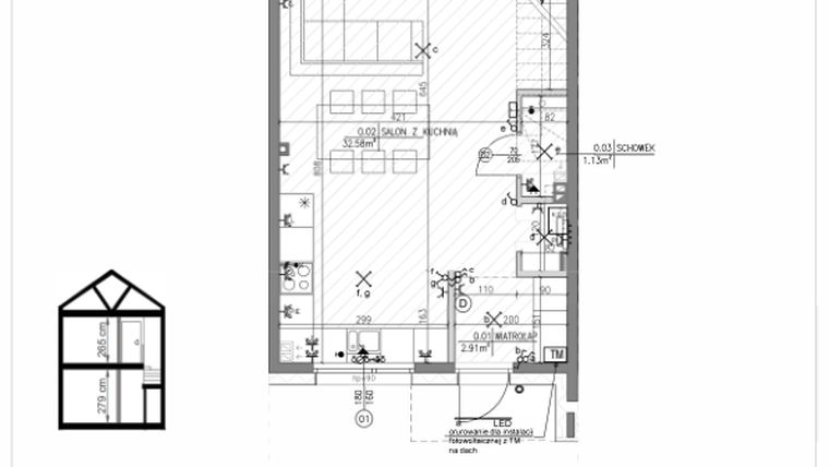 Rzut - Dom na sprzedaż 4 pokoje o powierzchni 82 m² - numer H2-1 ECO w Chojnów Park II