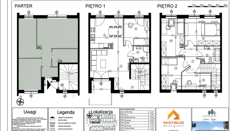 Rzut - Mieszkanie na sprzedaż 6 pokoi o powierzchni 114,15 m² - numer 19B/2 w Zielone Alejki etap II
