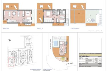 Rzut - Dom na sprzedaż 3 pokoje o powierzchni 167,97 m² - numer 8 w Willa La Marina