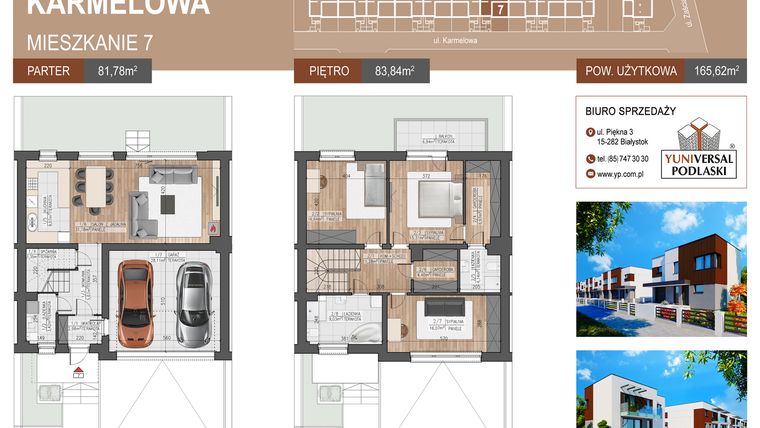 Rzut - Dom na sprzedaż 4 pokoje o powierzchni 165,62 m² - numer 7 w Karmelove