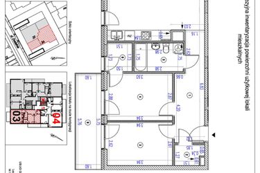 Rzut - Mieszkanie na sprzedaż 3 pokoje o powierzchni 73,4 m² - numer A3 w Vilanovia Park