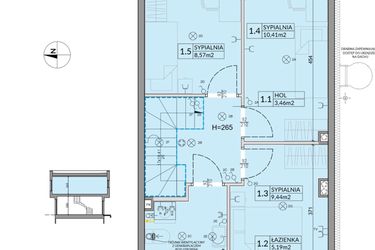 Rzut - Dom na sprzedaż 4 pokoje o powierzchni 74,16 m² - numer 57 w Boska Ksawerowska 2 etap 4
