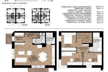 Rzut - Mieszkanie na sprzedaż 4 pokoje o powierzchni 89,88 m² - numer 11A w Zielone Kolumny