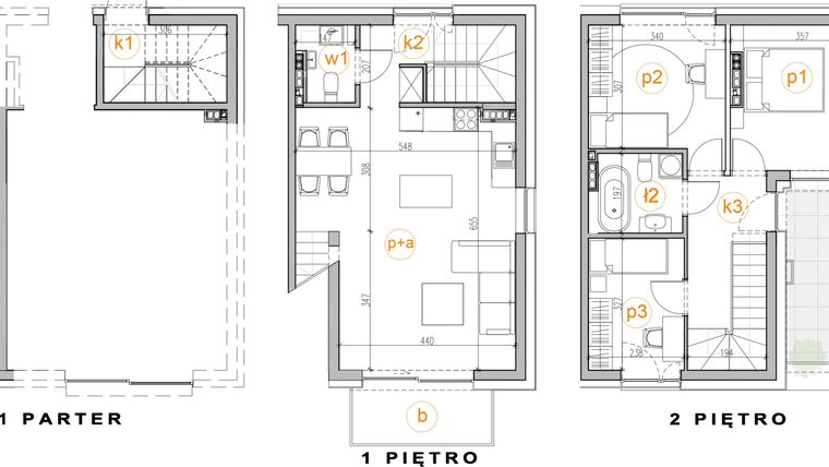 Rzut - Mieszkanie na sprzedaż 4 pokoje o powierzchni 114,49 m² - numer 26B w Słoneczna Popielówka