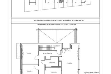 Rzut - Mieszkanie na sprzedaż 3 pokoje o powierzchni 77,87 m² - numer 46B w Osiedle Zagajnik - etap I