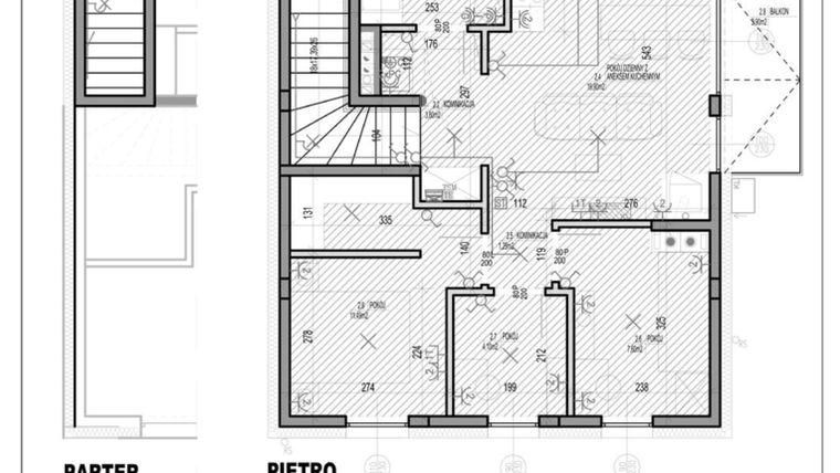Rzut - Mieszkanie na sprzedaż 4 pokoje o powierzchni 53,98 m² - numer G1.2 w HEJ! Baniocha G