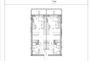 Rzut - Mieszkanie na sprzedaż 2 pokoje o powierzchni 52,07 m² - numer 46 w Zachodnia 29