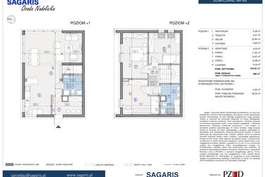 Rzut - Dom na sprzedaż 4 pokoje o powierzchni 102,52 m² - numer 63 w Osada Nadolicka