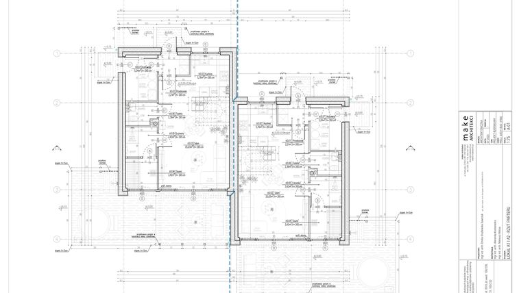 Rzut - Dom na sprzedaż 4 pokoje o powierzchni 100 m² - numer 4 w Lotowe Osiedle