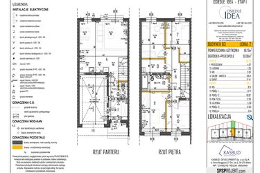 Rzut - Dom na sprzedaż 5 pokoi o powierzchni 116,79 m² - numer 63-L2 w Osiedle Idea etap I