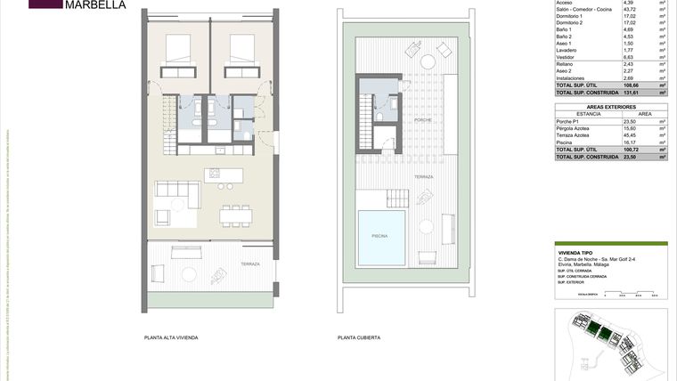 Rzut - Dom na sprzedaż 2 pokoje o powierzchni 131,61 m² - numer SH-8 w Sira Homes
