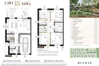 Rzut - Dom na sprzedaż 5 pokoi o powierzchni 134,58 m² - numer 10A w Lawinowa 18