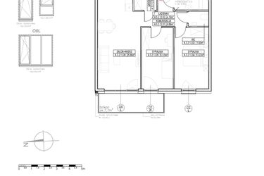 Rzut - Mieszkanie na sprzedaż 3 pokoje o powierzchni 66,66 m² - numer A.3.2.12 w Rytm