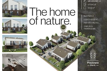 Rzut - Dom na sprzedaż 4 pokoje o powierzchni 94,42 m² - numer 4.1A w Plażowa Park Głowno