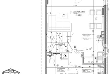 Rzut - Dom na sprzedaż 3 pokoje o powierzchni 76,5 m² - numer 29B w Zielono Mi 2