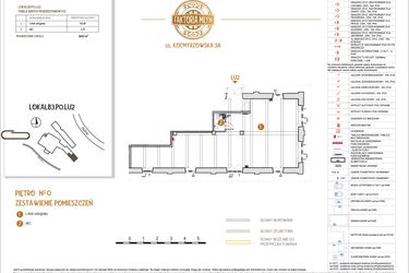 Rzut - Lokal użytkowy na sprzedaż 1 pokój o powierzchni 96,67 m² - numer B3.P0.LU.2 w Faktoria Młyn