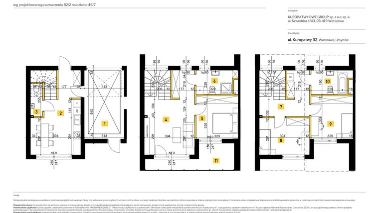 Rzut - Mieszkanie na sprzedaż 4 pokoje o powierzchni 92,41 m² - numer 8 w Kuropatwy 32