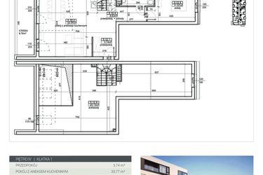 Rzut - Mieszkanie na sprzedaż 5 pokoi o powierzchni 107,24 m² - numer M-43 w Mono Apartamenty