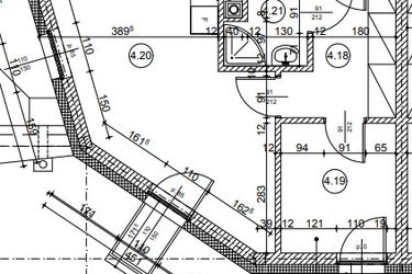 Rzut - Mieszkanie na sprzedaż 2 pokoje o powierzchni 37,1 m² - numer 20.26 w Osiedle Wyszyńskiego