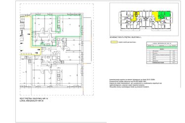 Rzut - Mieszkanie na sprzedaż 3 pokoje o powierzchni 63,11 m² - numer B10 w Lwowska 14