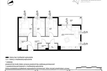 Rzut - Mieszkanie na sprzedaż 4 pokoje o powierzchni 67,99 m² - numer B4.24 w Andromeda