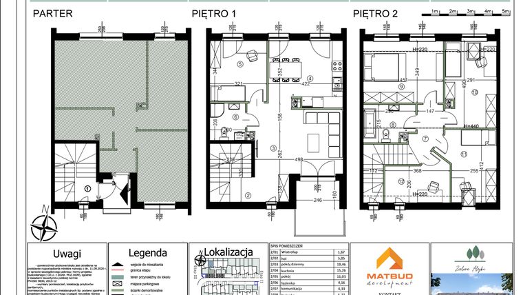 Rzut - Mieszkanie na sprzedaż 6 pokoi o powierzchni 114,15 m² - numer 21BL/2 w Zielone Alejki etap II